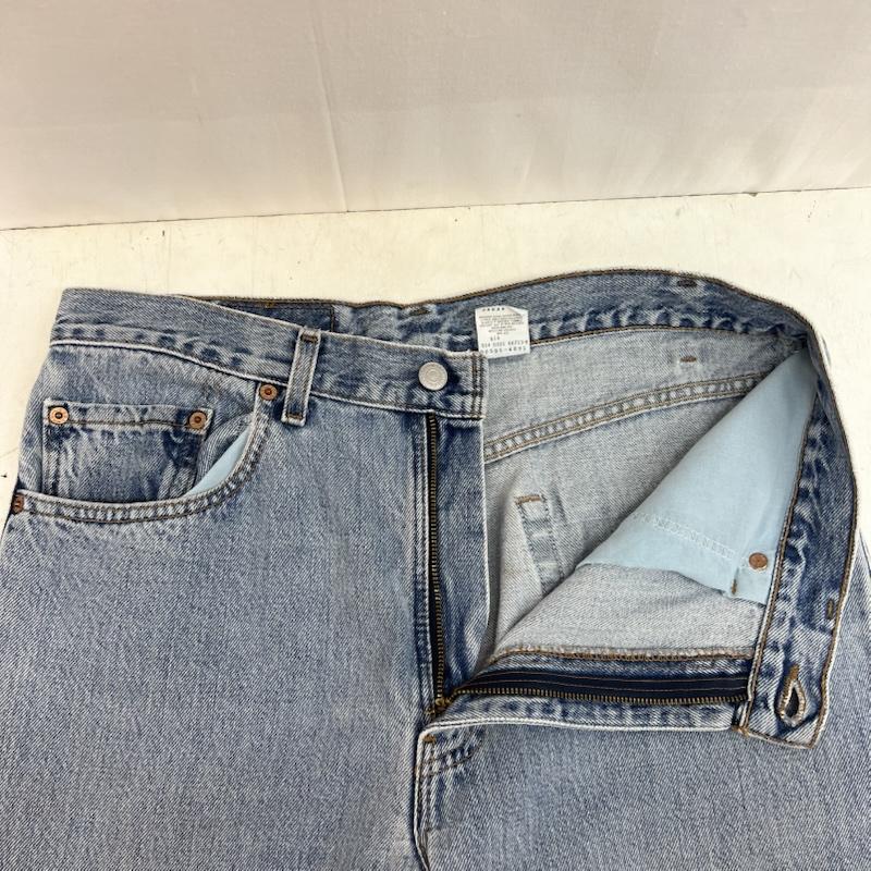 リーバイス Levi s パンツ デニム、ジーンズ 00s USA製 ボタン裏554 505 デニムパンツ 34インチ メンズ USED 古着 中古 50162148