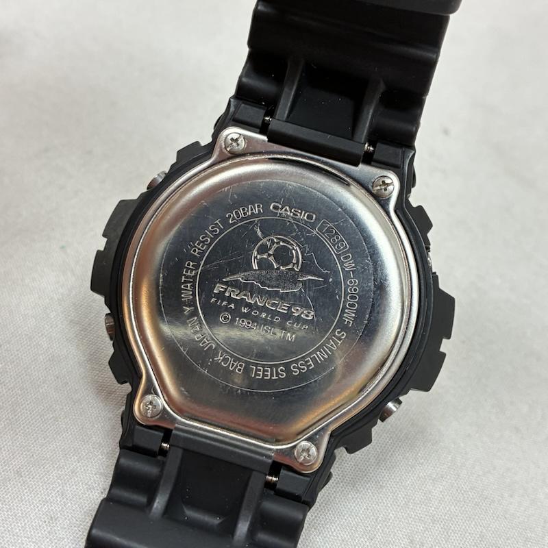 ジーショック G-SHOCK 腕時計 アナログ（クォーツ式） DW-6900WF クォーツ デジタル 腕時計 1998年 フランスW杯 モデル - メンズ USED 古着 中古 50162153