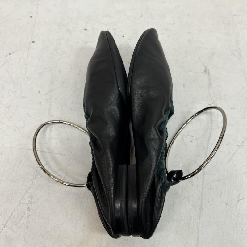 ジルサンダー JIL SANDER シューズ バレエシューズ アンクルリング バレエシューズ レザー - 黒 / ブラック / black レディース USED 古着 中古 50162158