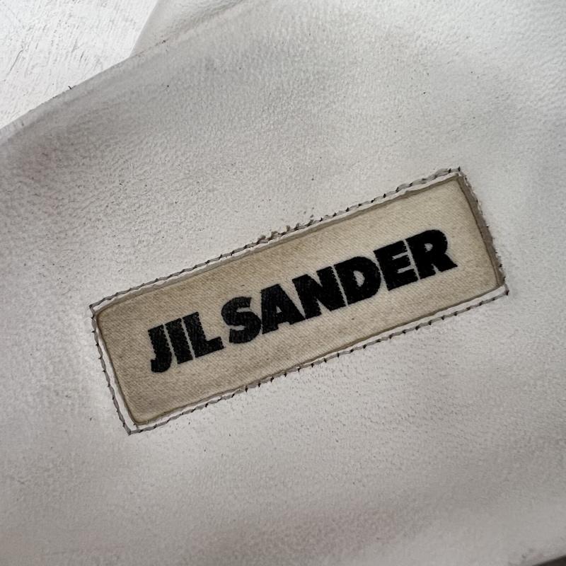 ジルサンダー JIL SANDER サンダル サンダル レザー クロスストラップ サンダル - 白 / ホワイト / white レディース USED 古着 中古 50162159
