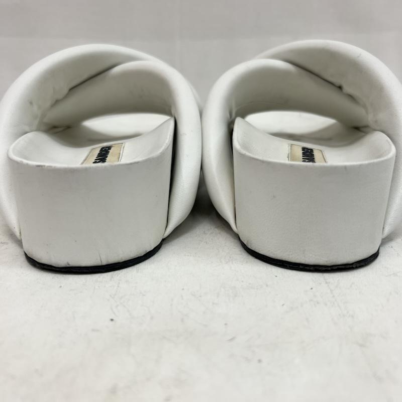 ジルサンダー JIL SANDER サンダル サンダル レザー クロスストラップ サンダル - 白 / ホワイト / white レディース USED 古着 中古 50162159