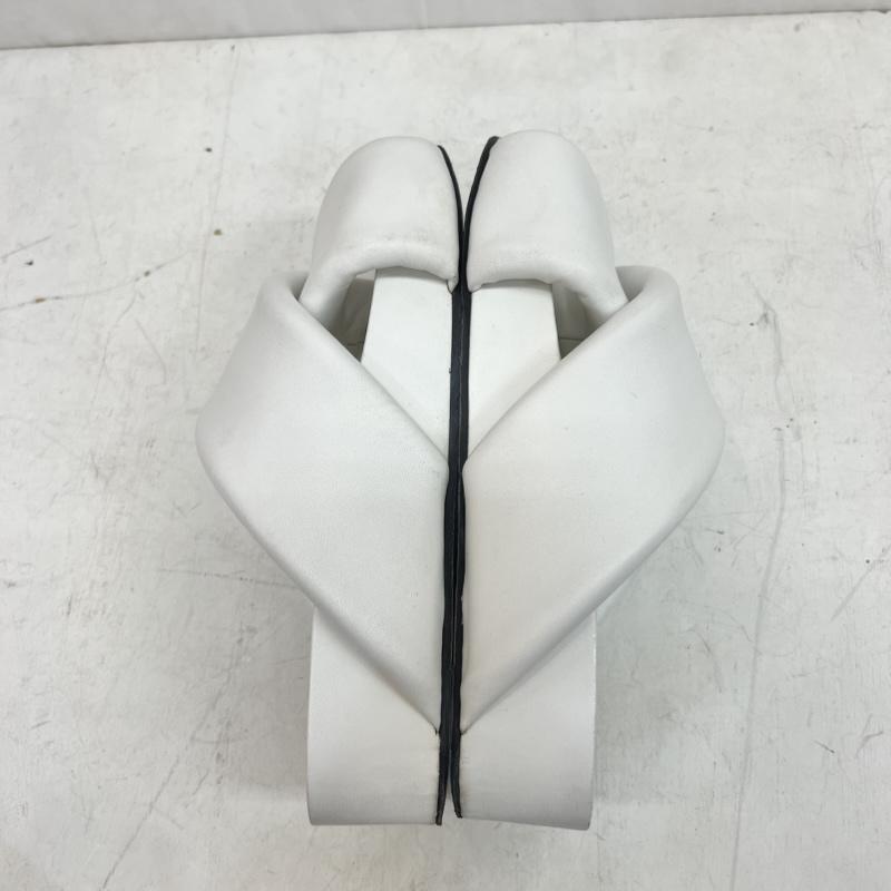 ジルサンダー JIL SANDER サンダル サンダル レザー クロスストラップ サンダル - 白 / ホワイト / white レディース USED 古着 中古 50162159