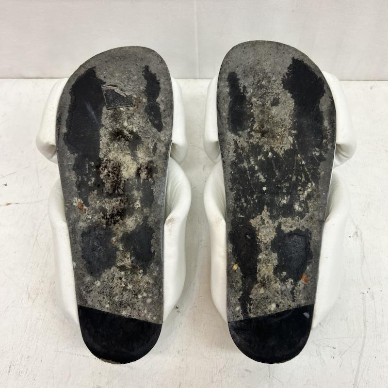 ジルサンダー JIL SANDER サンダル サンダル レザー クロスストラップ サンダル - 白 / ホワイト / white レディース USED 古着 中古 50162159