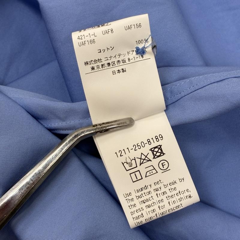 エイチ ビューティアンドユース H BEAUTY&YOUTH シャツ、ブラウス 長袖 トーマスメイソン 120/2 ブロード ロングスリーブ バルーン シャツ 1211-250-8189 M メンズ USED 古着 中古 50162164