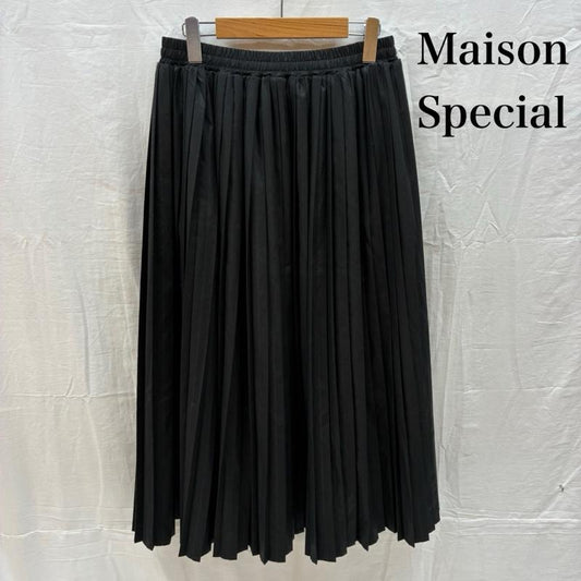 メゾンスペシャル MAISON SPECIAL スカート ひざ丈スカート 23AW Foil Pleated Skirt 箔 プリーツ スカート 21232515308 FREE レディース USED 古着 中古 50162166