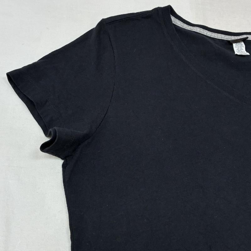 ハーレーダビッドソン Harley-Davidson Tシャツ 半袖 イグアナ シールド 両面 プリント 2015 Vネック Tシャツ XL レディース USED 古着 中古 50162169