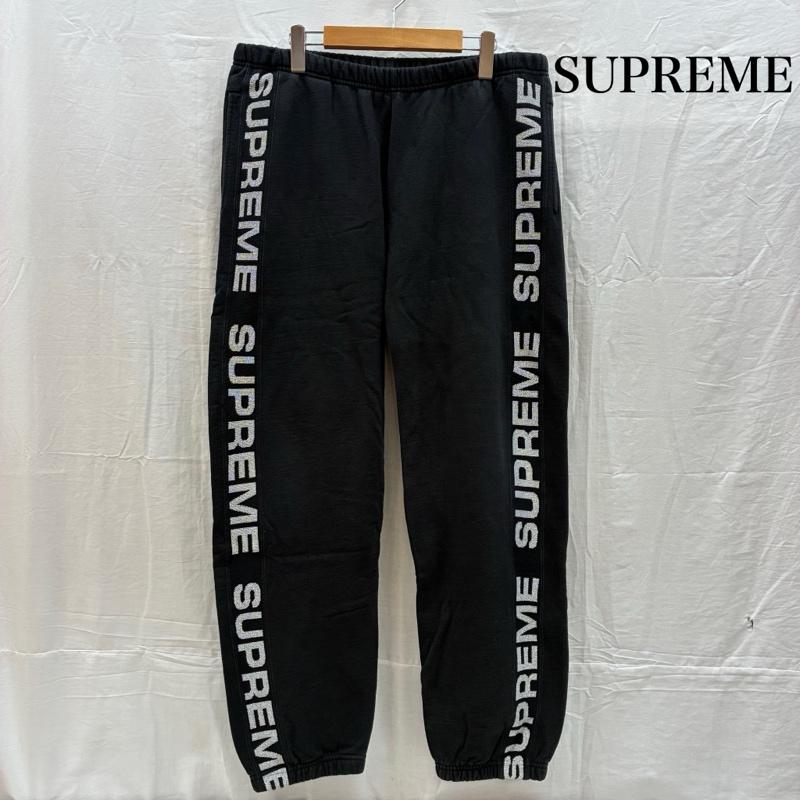 シュプリーム Supreme ボトムス ボトムス 20ss Metallic Rib Sweatpants メタリック リブ スウェット パンツ ロゴ サイドライン L メンズ USED 古着 中古 50162171