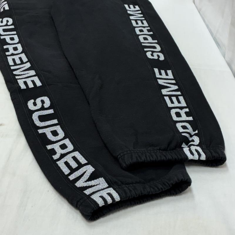 シュプリーム Supreme ボトムス ボトムス 20ss Metallic Rib Sweatpants メタリック リブ スウェット パンツ ロゴ サイドライン L メンズ USED 古着 中古 50162171