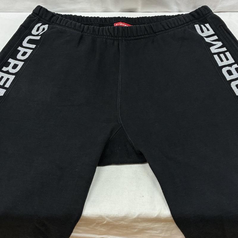 シュプリーム Supreme ボトムス ボトムス 20ss Metallic Rib Sweatpants メタリック リブ スウェット パンツ ロゴ サイドライン L メンズ USED 古着 中古 50162171