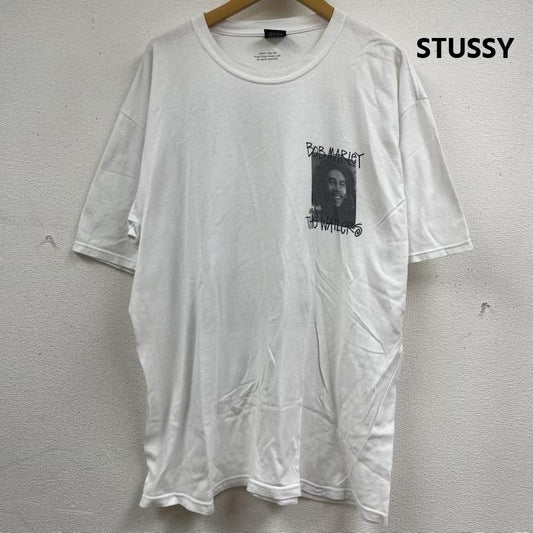 ステューシー STUSSY Tシャツ 半袖 Bob Marley Frames Tee レゲエ フォト プリント Tシャツ XL 白 / ホワイト / white メンズ USED 古着 中古 50162175