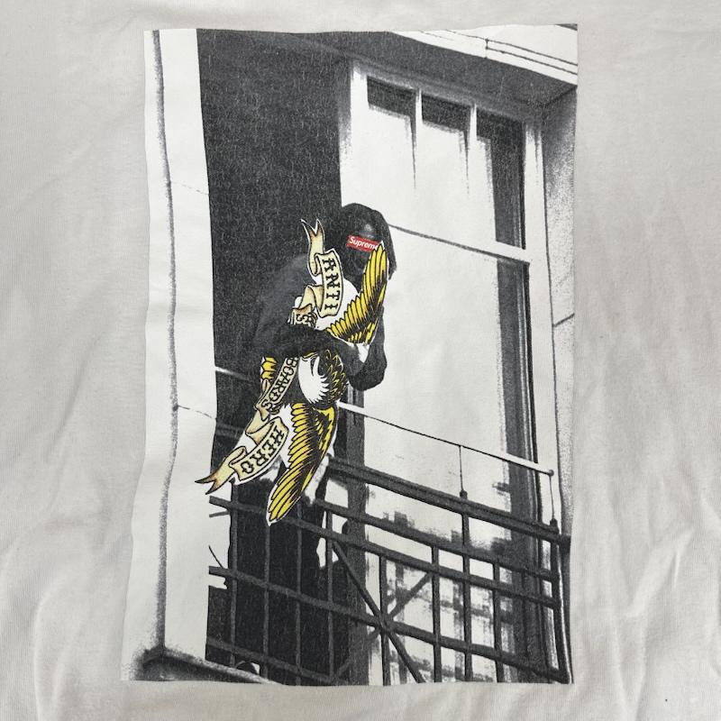 シュプリーム Supreme Tシャツ 半袖 20aw ANTIHERO コラボ Balcony Tee プリント Tシャツ XL 白 / ホワイト / white メンズ USED 古着 中古 50162178