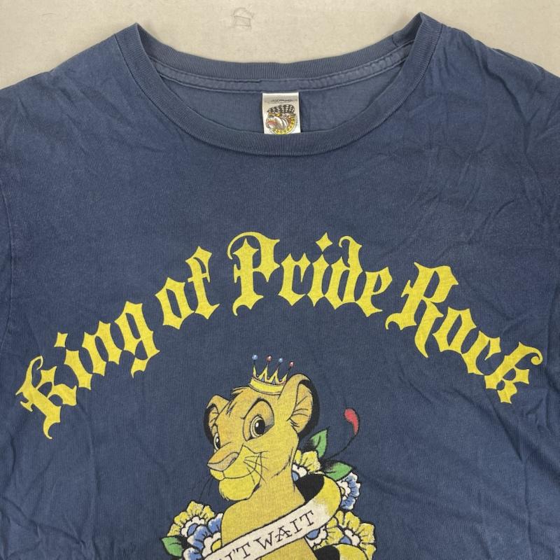 エドハーディー Ed Hardy Tシャツ 半袖 ディズニー コラボ ライオン キング プリント ヴィンテージ Tシャツ M 紺 / ネイビー / navy メンズ USED 古着 中古 50162180