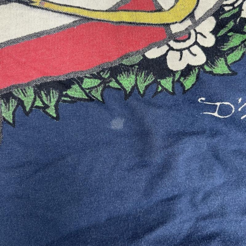 エドハーディー Ed Hardy Tシャツ 半袖 ディズニー コラボ ライオン キング プリント ヴィンテージ Tシャツ M 紺 / ネイビー / navy メンズ USED 古着 中古 50162180
