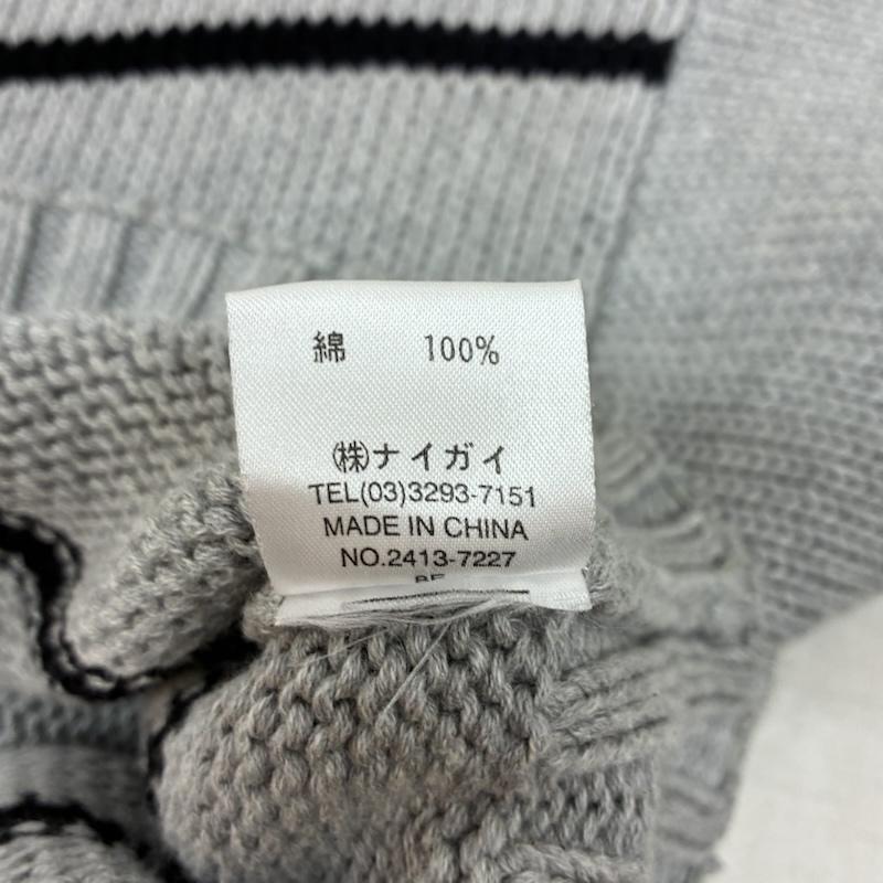 ラルフローレン RALPHLAUREN ニット、セーター 長袖 POLO SPORT ポロスポーツ RL ロゴ ワッペン ボーダー コットン ニット セーター M メンズ USED 古着 中古 50162184