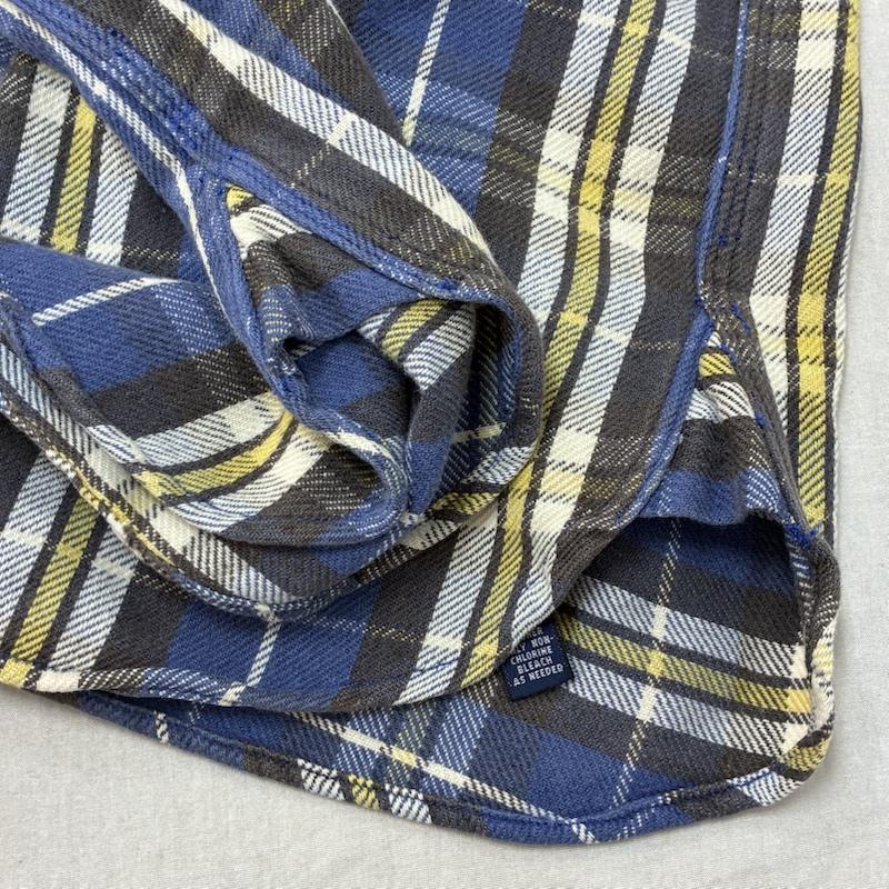 ラルフローレン RALPHLAUREN シャツ、ブラウス 長袖 POLO SPORT ポロスポーツ ハーフジップ プルオーバー チンスト コットン チェック シャツ M メンズ USED 古着 中古 50162188
