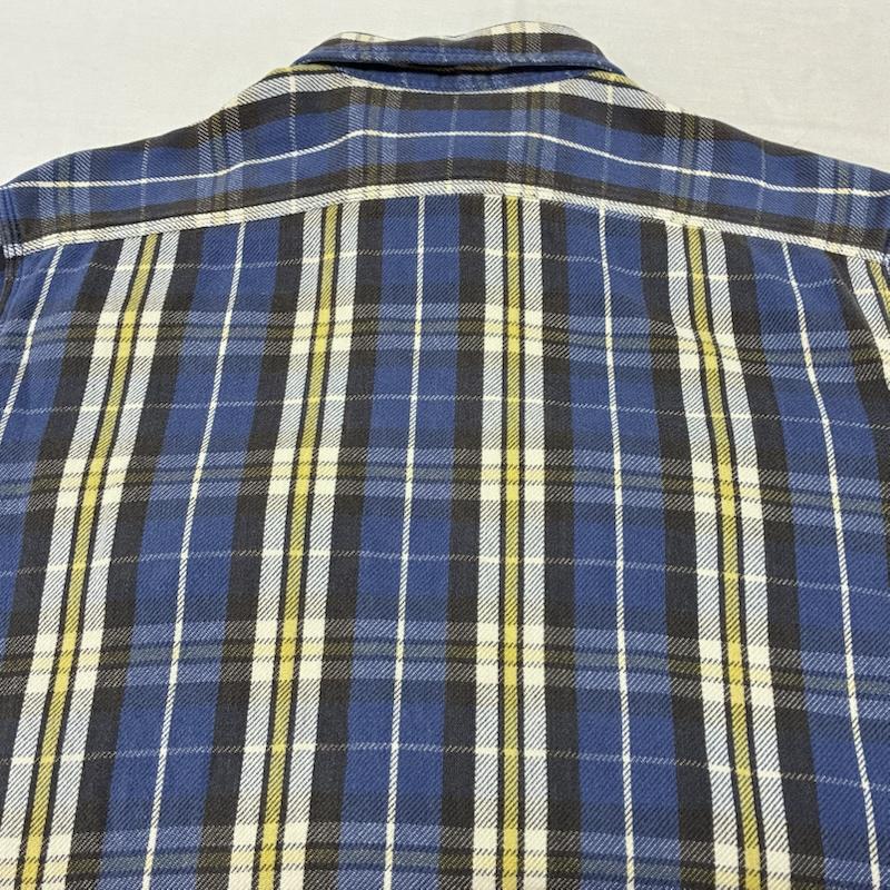 ラルフローレン RALPHLAUREN シャツ、ブラウス 長袖 POLO SPORT ポロスポーツ ハーフジップ プルオーバー チンスト コットン チェック シャツ M メンズ USED 古着 中古 50162188