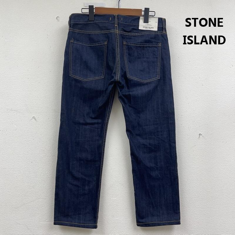 ストーンアイランド STONE ISLAND パンツ デニム、ジーンズ イタリア製 ボタンフライ デニム パンツ パッチ欠損 32インチ インディゴ / インディゴ / Indigo メンズ USED 古着 中古 50162190