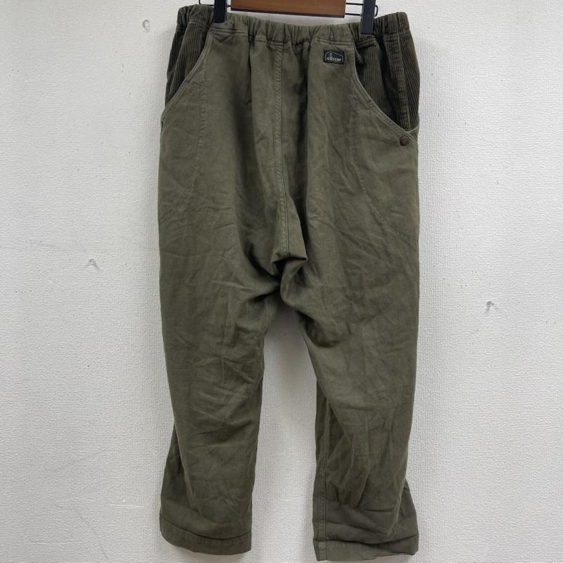 ゴーヘンプ GOHEMP パンツ ワークパンツ、ペインターパンツ ウェビングベルト コーデュロイ切替 カーゴ パンツ L オリーブグリーン / オリーブグリーン / メンズ USED 古着 中古 50162197