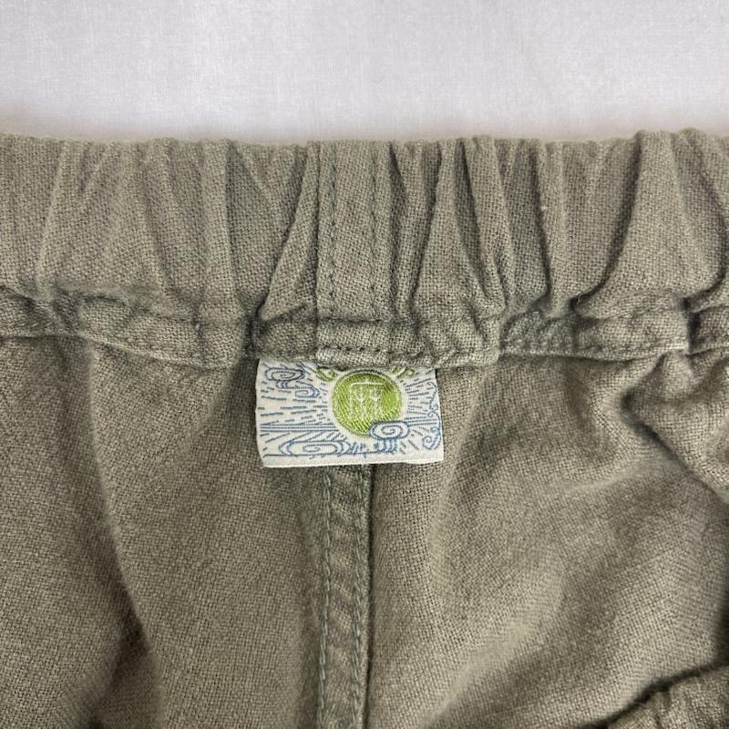 ゴーヘンプ GOHEMP パンツ ワークパンツ、ペインターパンツ ウェビングベルト コーデュロイ切替 カーゴ パンツ L オリーブグリーン / オリーブグリーン / メンズ USED 古着 中古 50162197