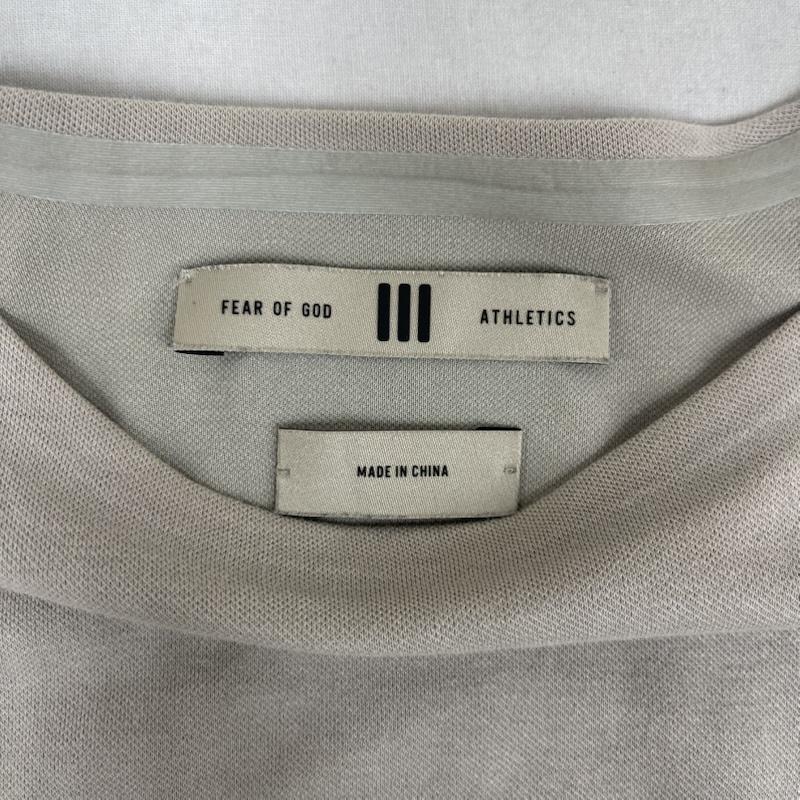 フィアーオブゴッド Fear of God Tシャツ 半袖 adidas コラボ スリーストライプス プリント Tシャツ im6089 S ベージュ / ベージュ / beige メンズ USED 古着 中古 50162202