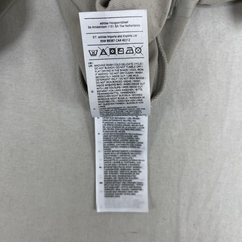 フィアーオブゴッド Fear of God Tシャツ 半袖 adidas コラボ スリーストライプス プリント Tシャツ im6089 S ベージュ / ベージュ / beige メンズ USED 古着 中古 50162202