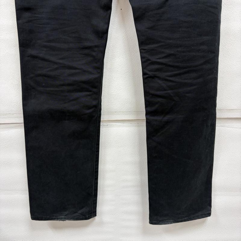 ダブルタップス WTAPS パンツ ワークパンツ、ペインターパンツ ストレート チノパン 102GWDT-PTM06 スラックス レザーパッチ M ロゴ、文字 黒 / ブラック / black メンズ USED 古着 中古 50162204