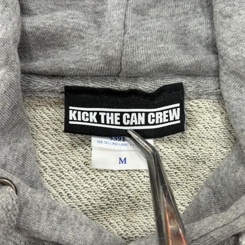 古着 USED パーカー 長袖 KICK THE CAN CREW キックザカンクルー スウェット プルオーバー フーディー パーカー ロゴ プリント M ロゴ、文字 X プリント 灰 / グレー / gray X 白 / ホワイト / white X 赤 / レッド / red メンズ USED 古着 中古 50162205