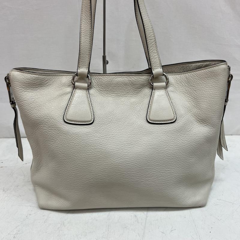 プラダ PRADA トートバッグ トートバッグ VITELLO PHENIX トートバッグ ワンショルダーバッグ レザー - アイボリー / アイボリー / レディース USED 古着 中古 50162209