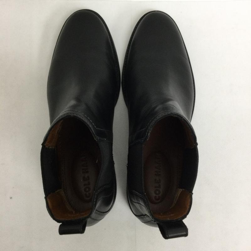 コールハーン COLE HAAN ブーツ ショートブーツ COLE HAAN C31817 ワーナーグランド WATER PROOF チェルシー サイドゴア ブーツ 25.5cm 黒 / ブラック / black メンズ USED 古着 中古 50162210
