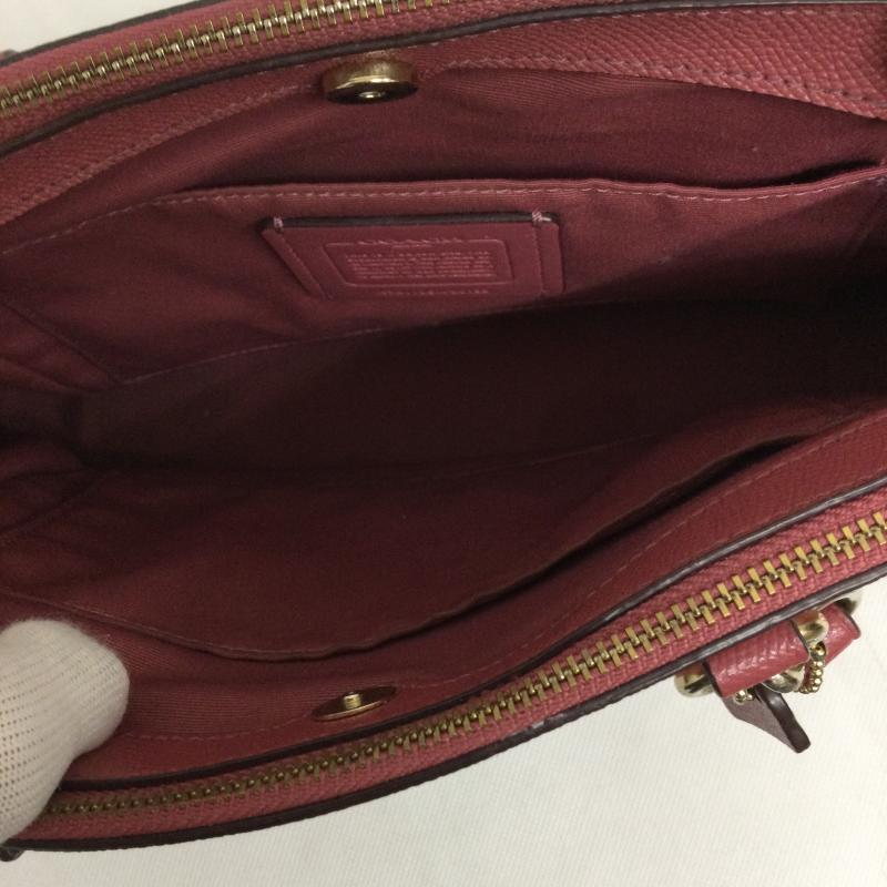 コーチ COACH ハンドバッグ ハンドバッグ コーチ F26139 シグネチャー ハンドバッグ PVC レディース - 総柄 桃 / ピンク / pink レディース USED 古着 中古 50162211