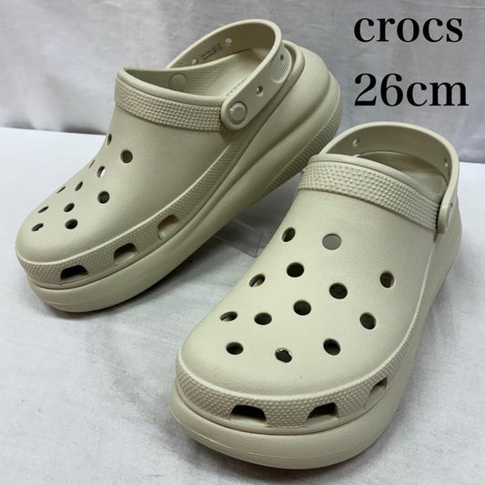 クロックス crocs サンダル サンダル 厚底 アイコニック コンフォート サンダル US：8 メンズ USED 古着 中古 50162223