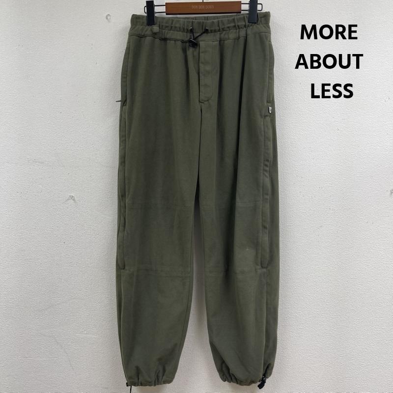 モアアバウトレス MORE ABOUT LESS パンツ ワークパンツ、ペインターパンツ 90s 00s ミリタリー スウェット ジョガー パンツ イージー パンツ L カーキオリーブ / カーキオリーブ / メンズ USED 古着 中古 50162226