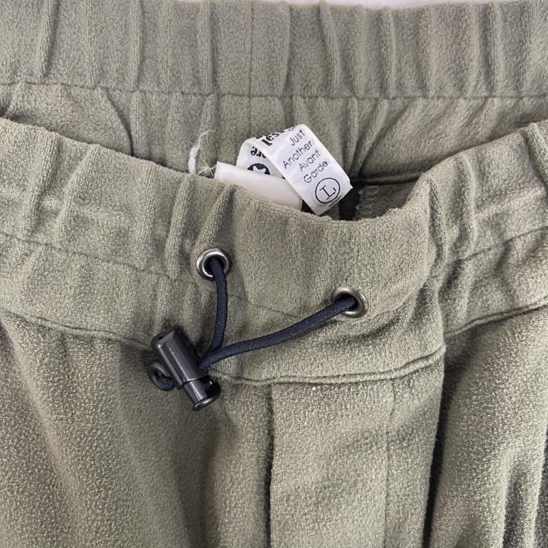モアアバウトレス MORE ABOUT LESS パンツ ワークパンツ、ペインターパンツ 90s 00s ミリタリー スウェット ジョガー パンツ イージー パンツ L カーキオリーブ / カーキオリーブ / メンズ USED 古着 中古 50162226
