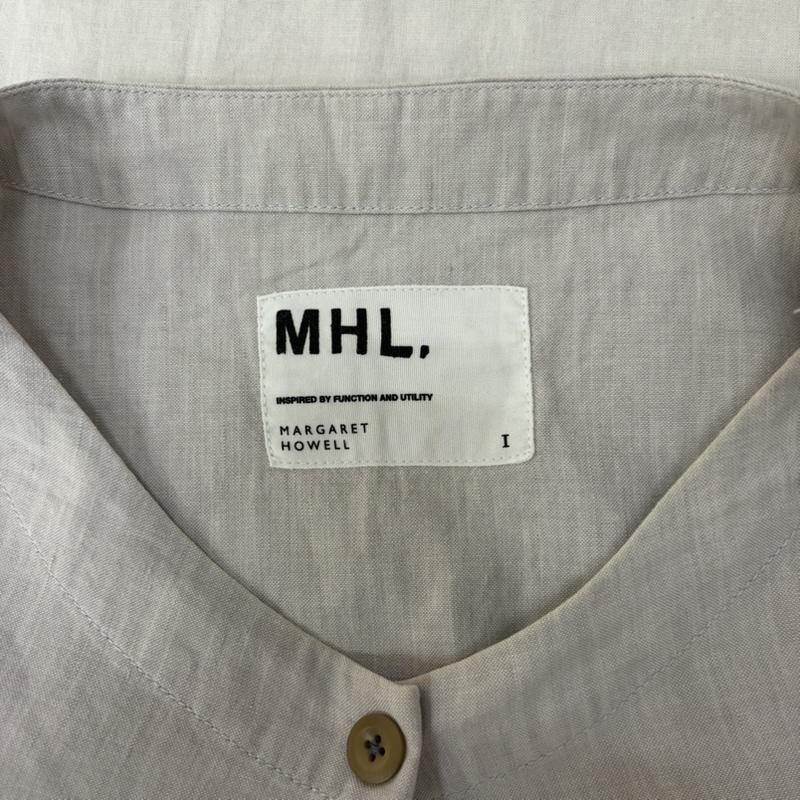 エムエイチエル MHL. ワンピース ミニスカート ウエストマークワンピース リネンコットン グレー 1 無地 灰 / グレー / gray レディース USED 古着 中古 50162229