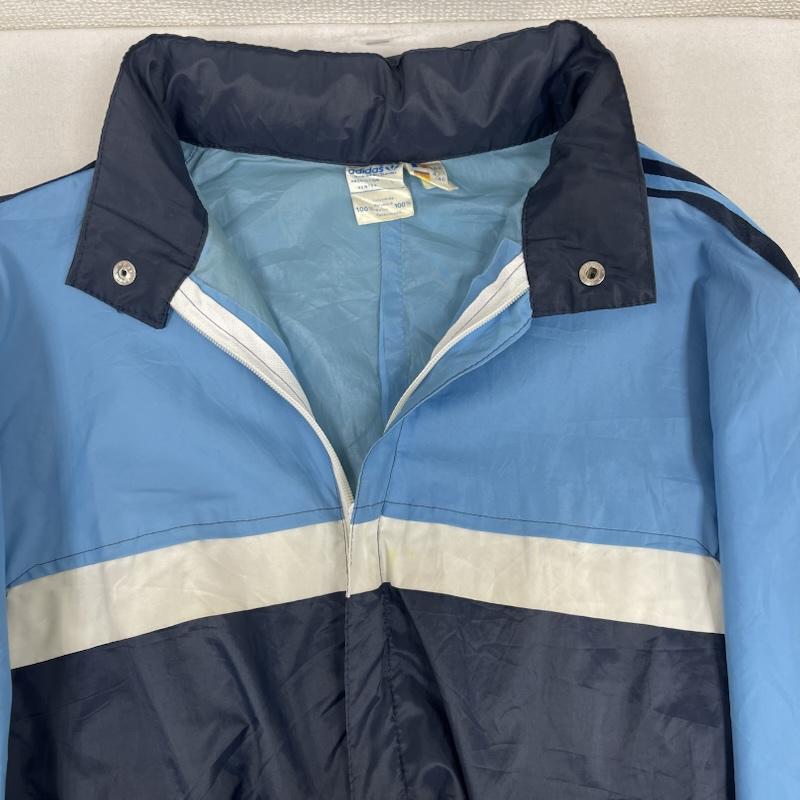 アディダス adidas ジャケット、上着 ジャンパー、ブルゾン 70s 80s チュニジア製 VENTEXタグ ヴィンテージ ナイロン ジャケット 水色 / ライトブルー / メンズ USED 古着 中古 50162230
