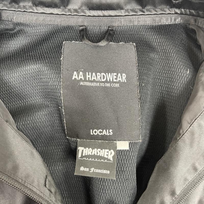 スラッシャー THRASHER ジャケット、上着 ジャンパー、ブルゾン AA HARDWEAR コラボ スノーボードウェア コーチジャケット M 黒 / ブラック / black メンズ USED 古着 中古 50162242