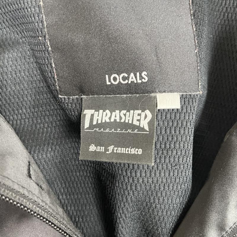 スラッシャー THRASHER ジャケット、上着 ジャンパー、ブルゾン AA HARDWEAR コラボ スノーボードウェア コーチジャケット M 黒 / ブラック / black メンズ USED 古着 中古 50162242