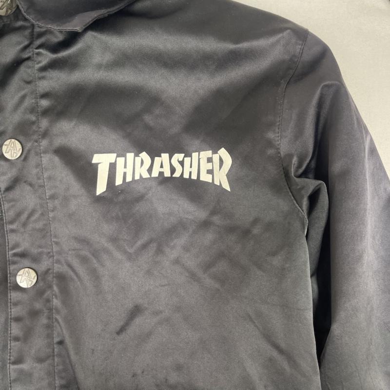 スラッシャー THRASHER ジャケット、上着 ジャンパー、ブルゾン AA HARDWEAR コラボ スノーボードウェア コーチジャケット M 黒 / ブラック / black メンズ USED 古着 中古 50162242