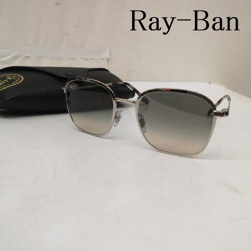 レイバン Ray-Ban めがね・サングラス サングラス rb3720 003/32 55□20 145 シルバー スクエア サングラス - メンズ USED 古着 中古 50162243