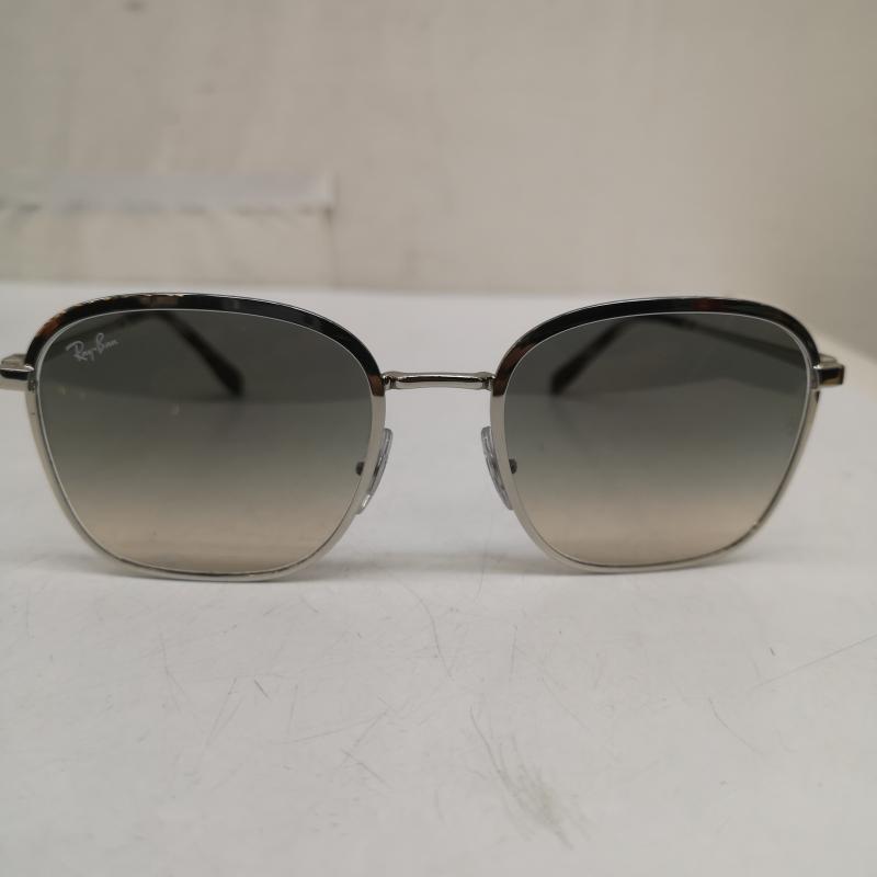 レイバン Ray-Ban めがね・サングラス サングラス rb3720 003/32 55□20 145 シルバー スクエア サングラス - メンズ USED 古着 中古 50162243