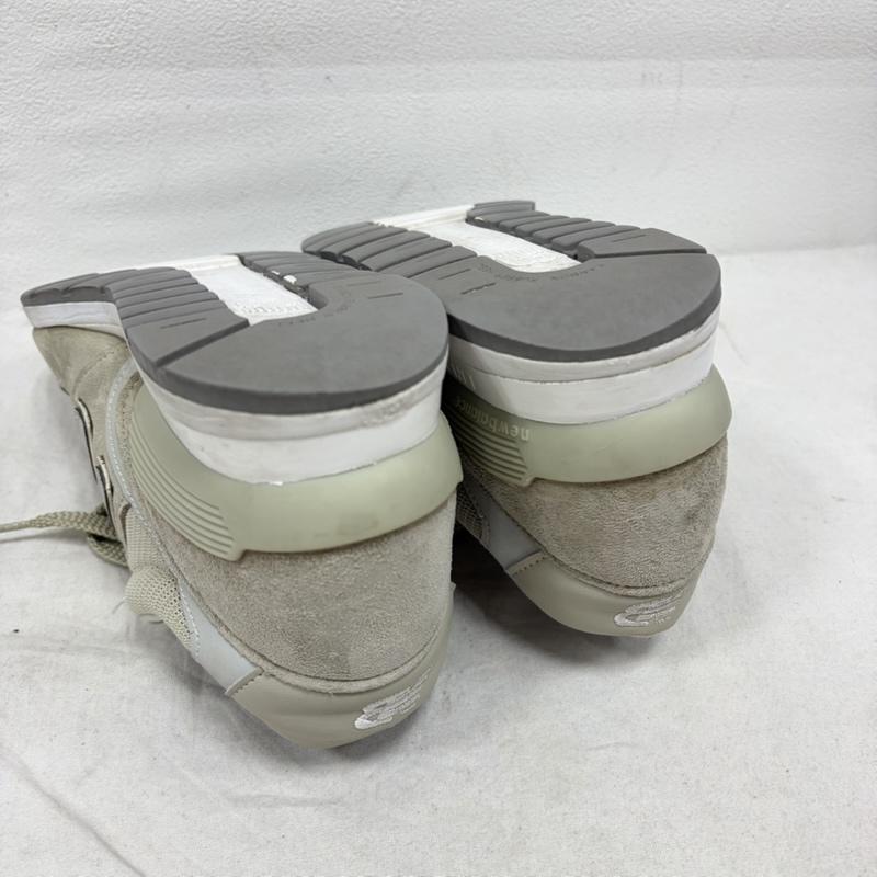 ニューバランス New Balance スニーカー スニーカー M996LRF USA製 スエード メッシュ ローカット スニーカー 27.0cm ロゴ、文字 ベージュ / ベージュ / beige X グレージュ / グレージュ / メンズ USED 古着 中古 50162244