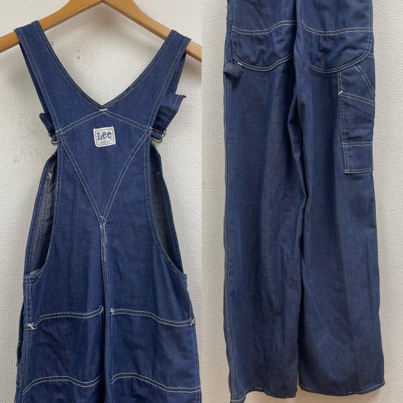 リー Lee サロペット・オーバーオール サロペット、オーバーオール 70s ヴィンテージ ユニオンチケット デニム オーバーオール インディゴ / インディゴ / Indigo メンズ USED 古着 中古 50162246
