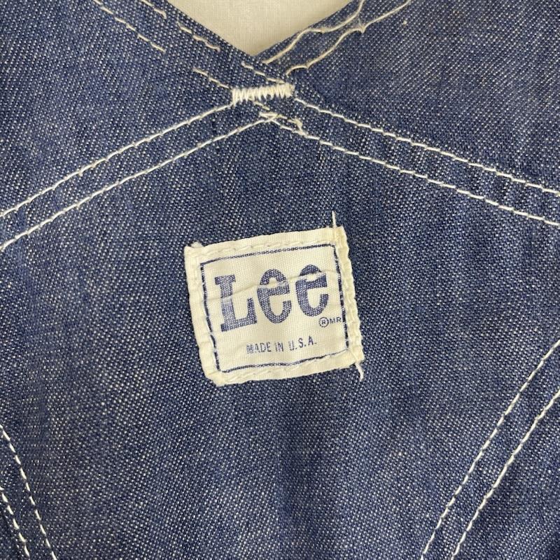 リー Lee サロペット・オーバーオール サロペット、オーバーオール 70s ヴィンテージ ユニオンチケット デニム オーバーオール インディゴ / インディゴ / Indigo メンズ USED 古着 中古 50162246