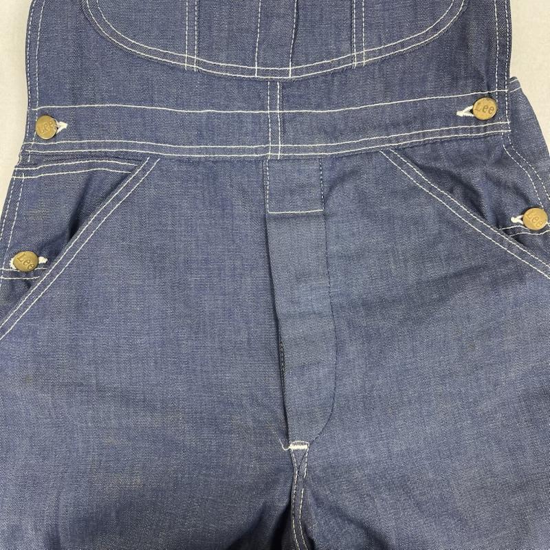 リー Lee サロペット・オーバーオール サロペット、オーバーオール 70s ヴィンテージ ユニオンチケット デニム オーバーオール インディゴ / インディゴ / Indigo メンズ USED 古着 中古 50162246