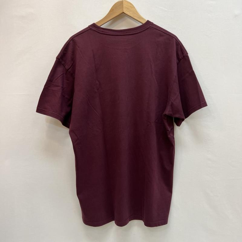 カーハート Carhartt Tシャツ 半袖 ワンポイントロゴ Tシャツ L えんじ / ワインレッド / dark red メンズ USED 古着 中古 50162250