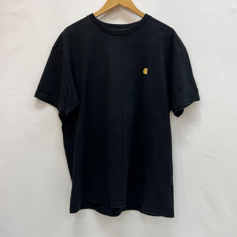 カーハート Carhartt Tシャツ 半袖 ワンポイントロゴ Tシャツ M 黒 / ブラック / black メンズ USED 古着 中古 50162252