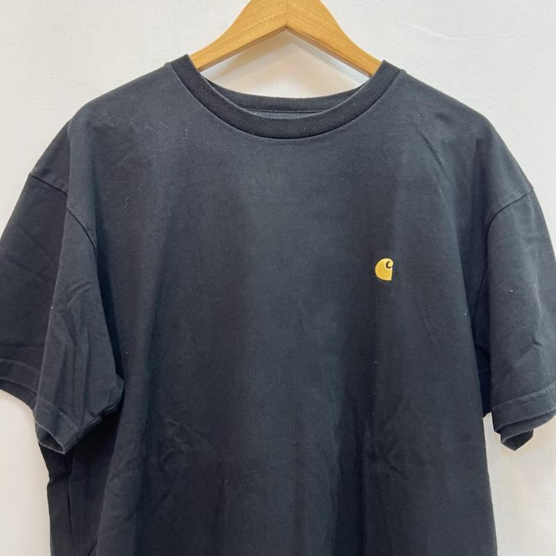 カーハート Carhartt Tシャツ 半袖 ワンポイントロゴ Tシャツ M 黒 / ブラック / black メンズ USED 古着 中古 50162252