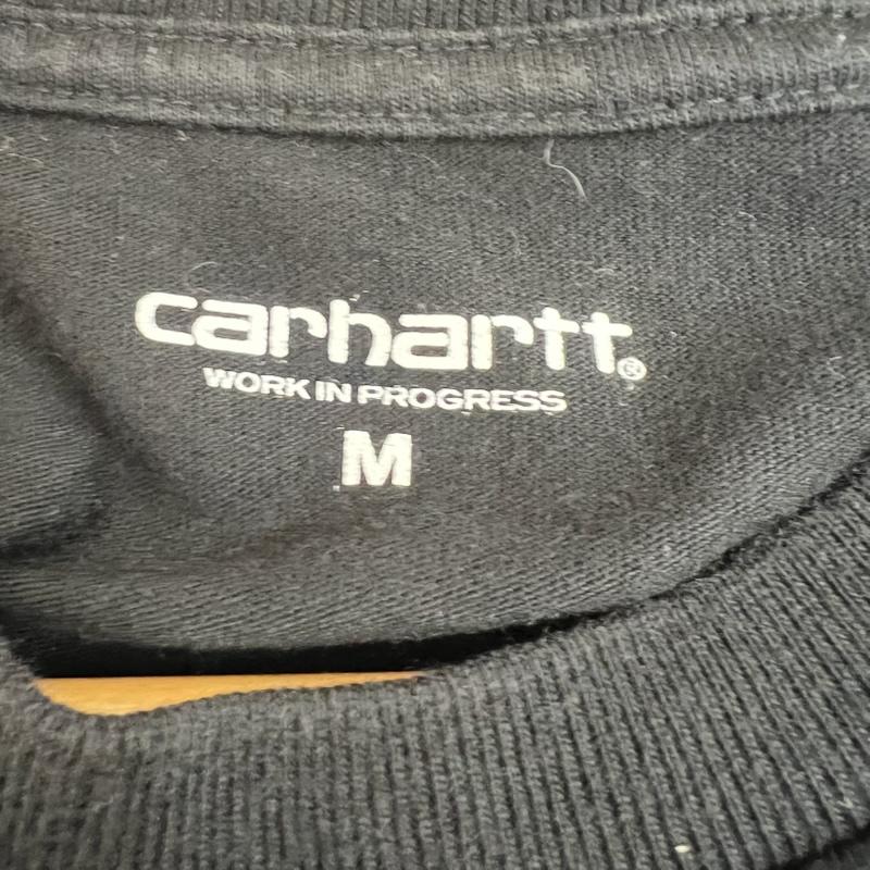 カーハート Carhartt Tシャツ 半袖 ワンポイントロゴ Tシャツ M 黒 / ブラック / black メンズ USED 古着 中古 50162252