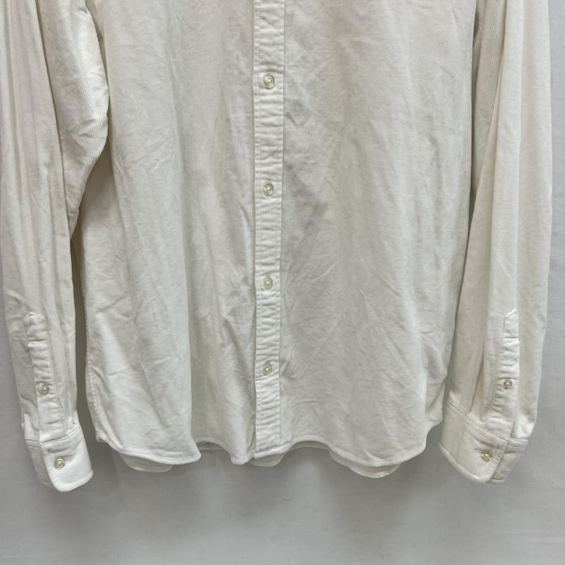 カーハート Carhartt シャツ、ブラウス 長袖 ワンポイントロゴ コーディロイシャツ L 白 / ホワイト / white メンズ USED 古着 中古 50162254