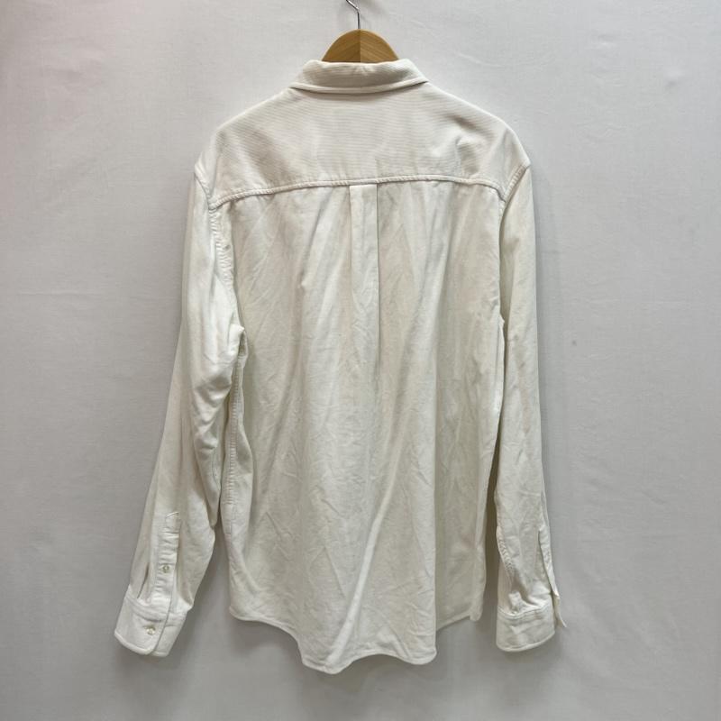 カーハート Carhartt シャツ、ブラウス 長袖 ワンポイントロゴ コーディロイシャツ L 白 / ホワイト / white メンズ USED 古着 中古 50162254